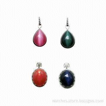 2014 Fashion Silver Stone Pendant, OEM/ODM Orders Welcomed, Fine Personalized Jewelry for Women